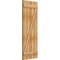 Ekena Millwork Joined Board-n-Batten Shutters w/Z-Bar, Rough Sawn Western Red Cedar, 21 1/2W x 58H, PR RBJ06Z21X058RWR - alternate 5